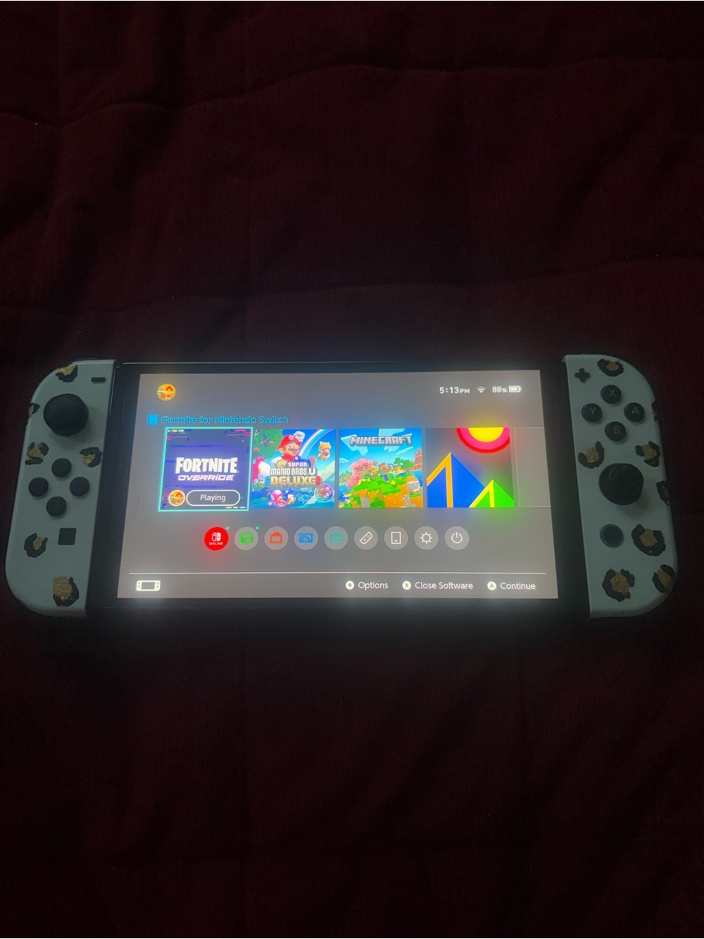Nintendo Switch with all equipment